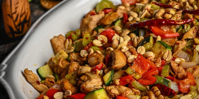 Kung Pao Chicken Tray