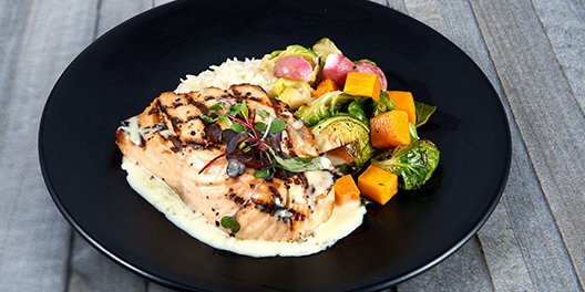 Grilled Salmon Boxed Lunch