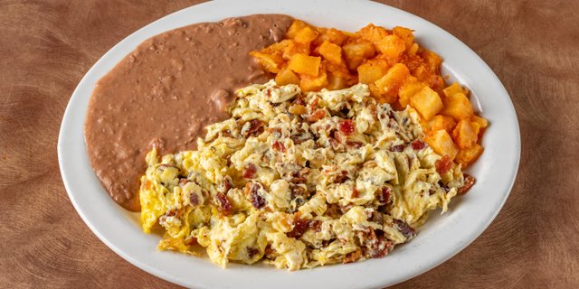 Two Eggs w/ Bacon Plate