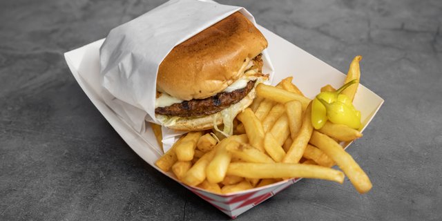 Mushroom Cheeseburger