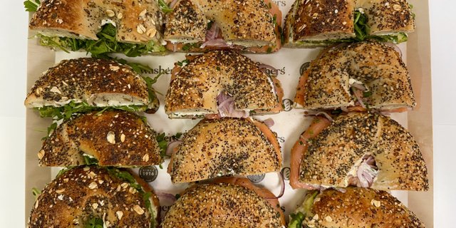 Classic Bagel Sandwich Breakfast Platter