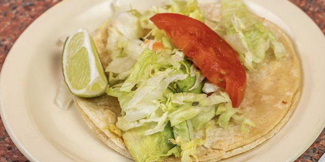 10 Tacos w/ Avocado & Flour Tortillas