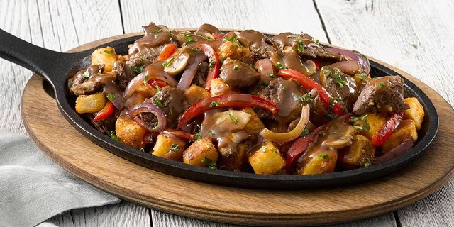 Steak & Peppers Platter