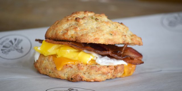 Egg, Bacon & Cheese Sandwich