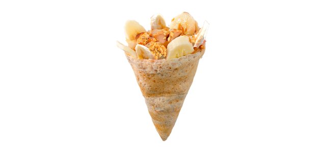 Peanut Butter & Banana Crepe