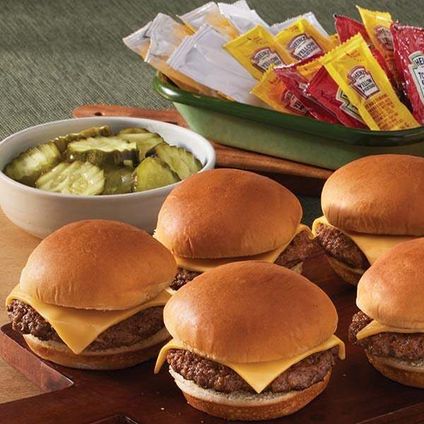 Barrel Cheeseburger Slider Platter