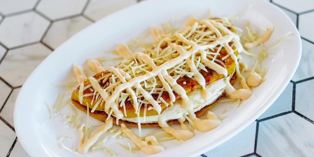 Barbecue Pork Cachapa