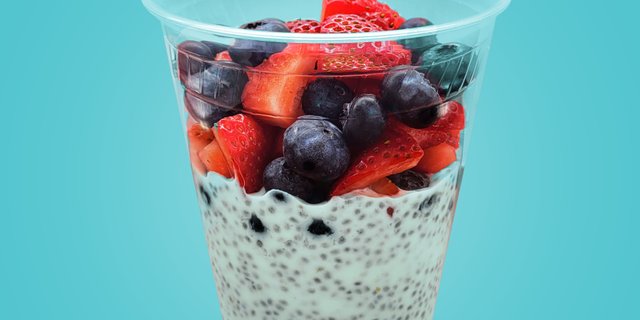 Chia Seed Pudding W/ Berries