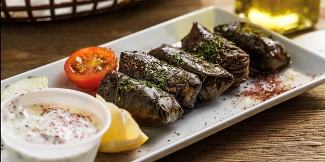 Dolmas (Grape Leaves)