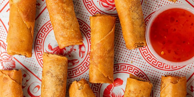 Pork Eggrolls w/ Fish Sauce