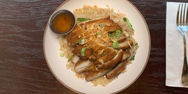 Crispy Chicken w/ Fried Rice