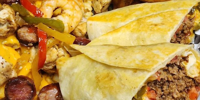 Open-Face Burrito Platter