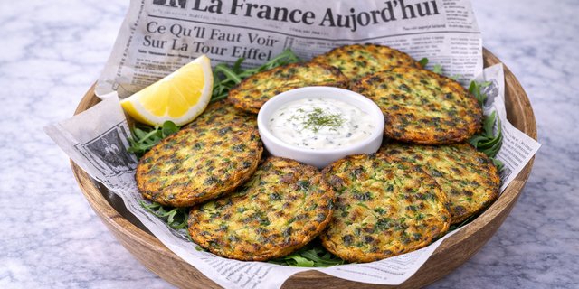 Homemade Zucchini Fritters