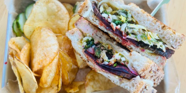 BYO Vegan Red Beets Sandwich
