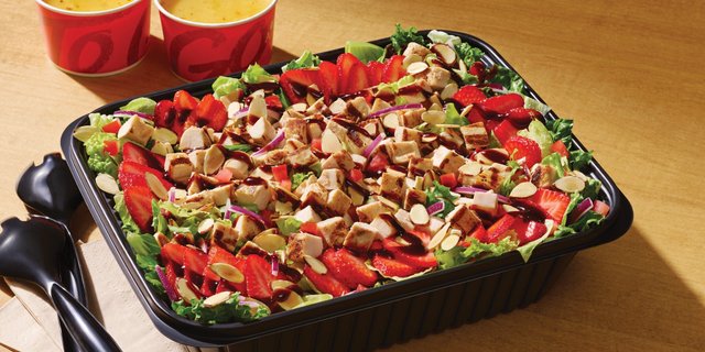 Strawberry Balsamic Chicken Salad