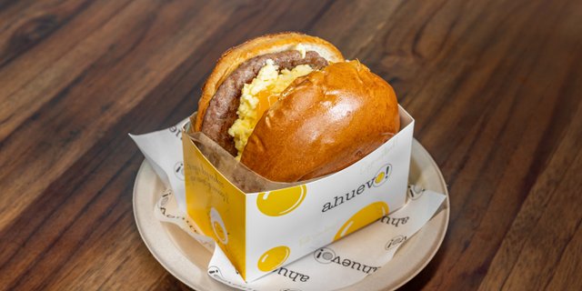 Pork Sausage, Egg & Cheese Sandwich