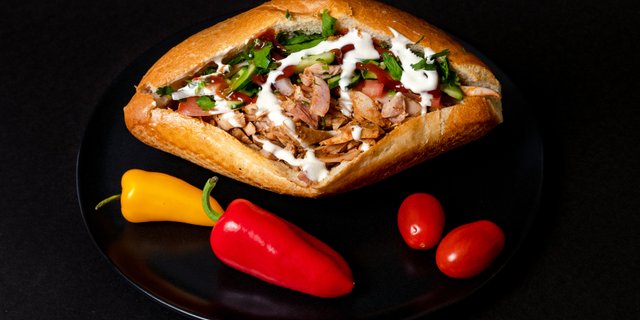 Shawarma Baguette Wrap