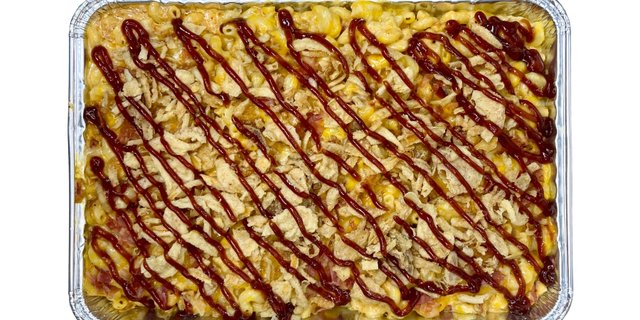 BBQ Piggy Loaded Mac N Cheese Pans
