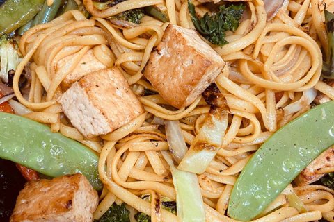 Tofu Stir-Fried Noodles