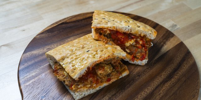Eggplant Parmesan Sandwich Platter