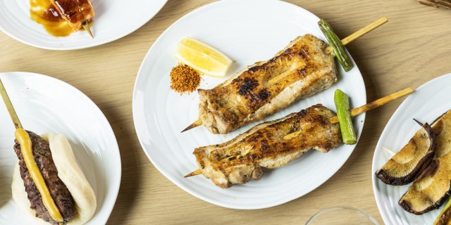 Grilled Shiso-Togarashi Marinated Chicken