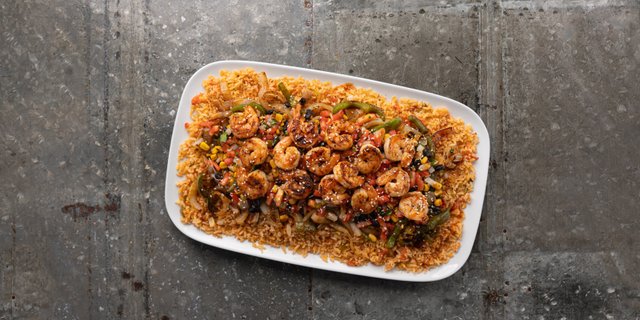Asian Shrimp Rice Bowl