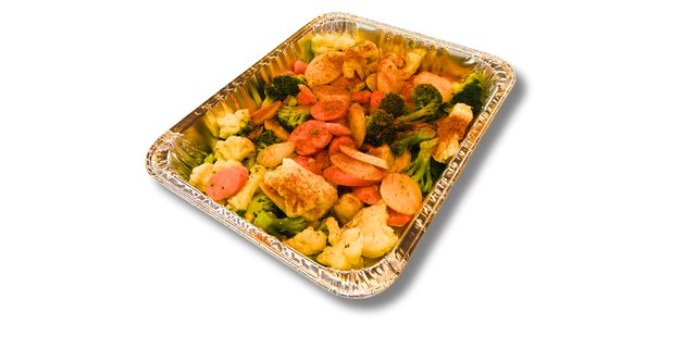 Steamed Veggies Half Tray
