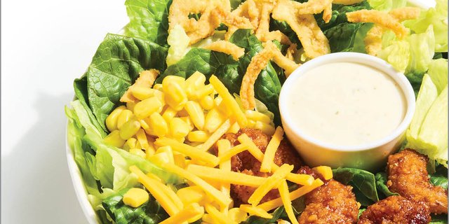 Smoky BBQ Crispy Chicken Group Salad or Grain Bowl