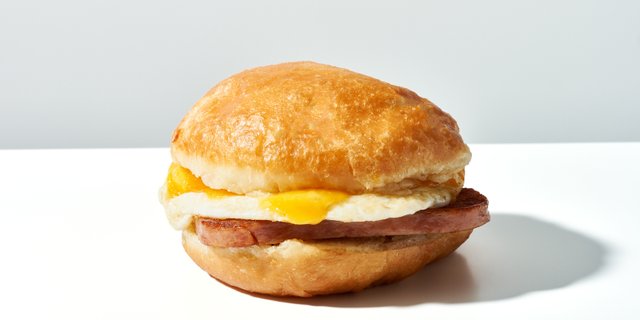 Spam, Egg & Cheese Sandwich