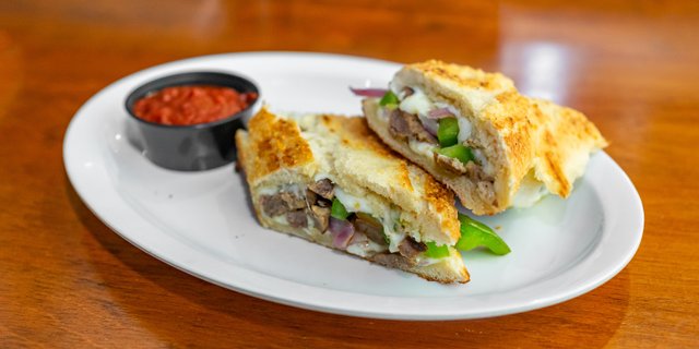 Schteak & Cheese Sandwich