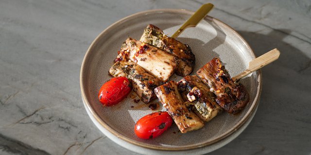 Mushroom Skewers