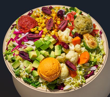 Roasted Vegetable + Avocado Bowl