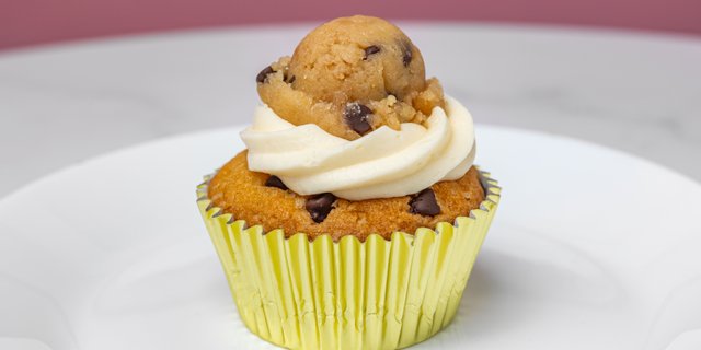Dozen Chocolate Chip Cookie Dough Cupcakes