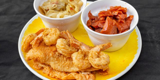 Catfish & Shrimp Dinner