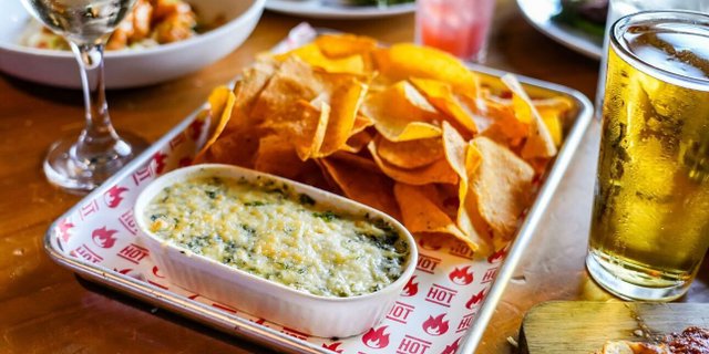 Truffle Spinach Artichoke Dip