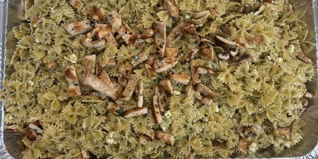 Farfalle w/ Pesto Tray