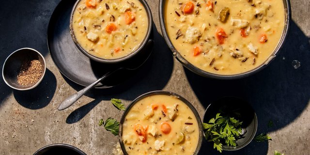 Cream of Chicken & Wild Rice Soup