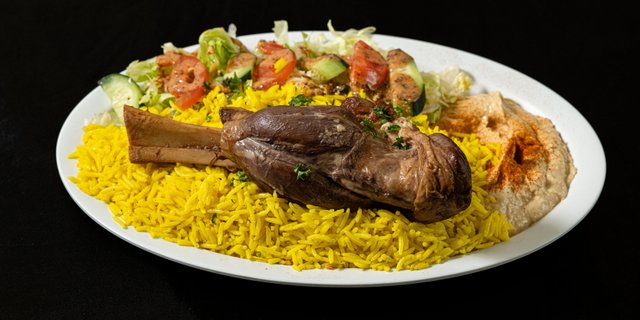 Lamb Shank Plate