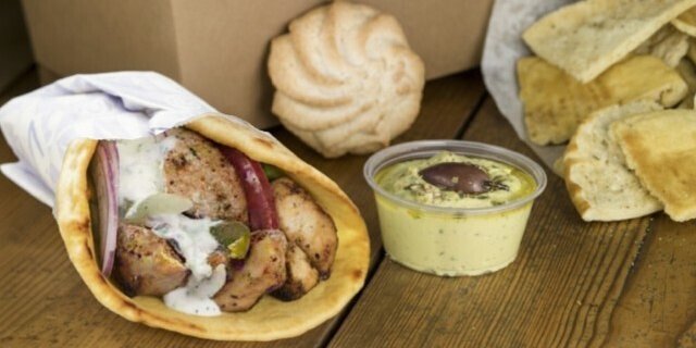Chicken Kebob Sandwich Box Lunch
