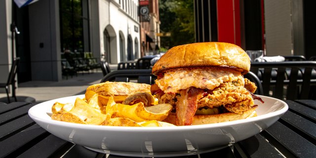 Pimento Crisp Fried Chicken Sandwich