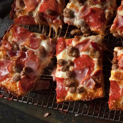 All Meaty Party Tray Pizza