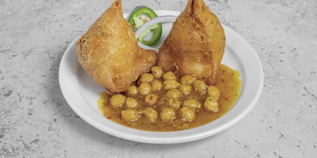 Samosa Chaat Tray