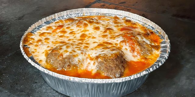 Meatballs Parmesan Plate