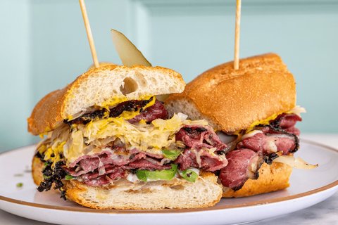 Hot Pastrami Sandwich