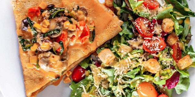 The Vegetarian Savory Crepe