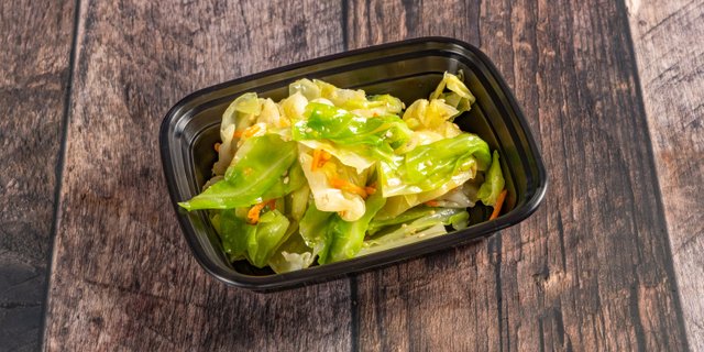 Steamed Cabbage Salad