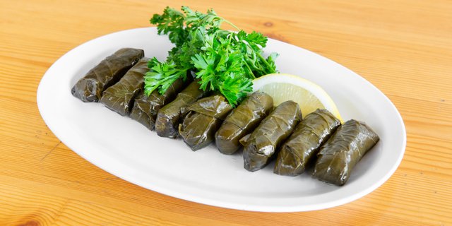 Grape Leaves Tray
