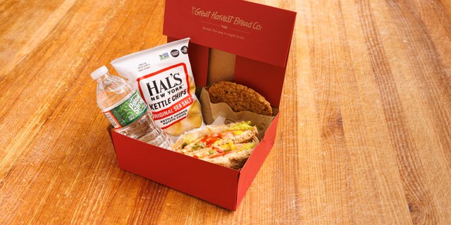 Vegetarian Sandwich Boxed Lunch