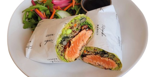 Avocado Salmon Wrap