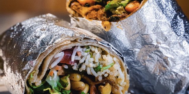 Chicken Curry Burrito